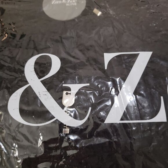 NWT ZIM & ZOE Teddy Fleece Sweat Top - black Size 14‎ - Picture 9 of 9